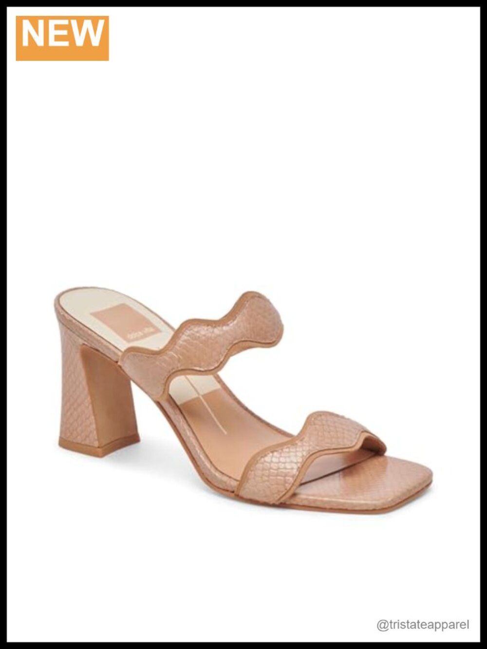 Dolce Vita Ilva Peep Toe Slingback Wedge Sandals Block Heel Leather